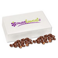 Chocolate Covered Almonds in White Gift Box